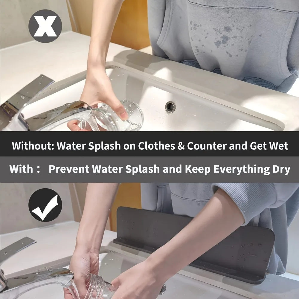 Kitchen Sink Splash Guard (Silicone)