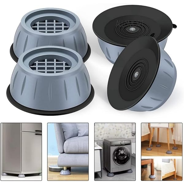 Anti-Vibration Washing Machine Pads (4 Units)
