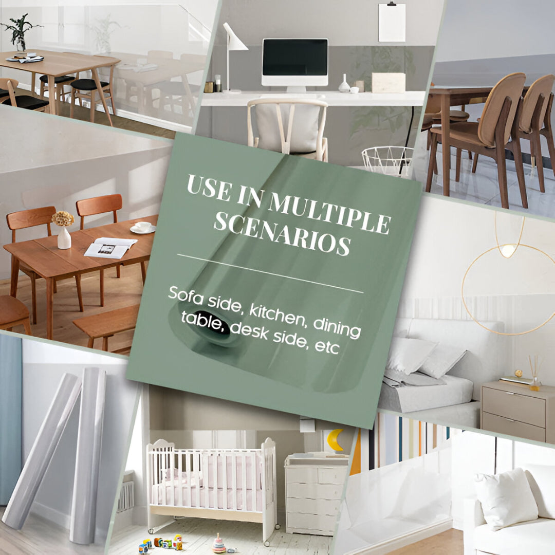 Transparent Electro-static Wall Protection Film (Pack of 2)