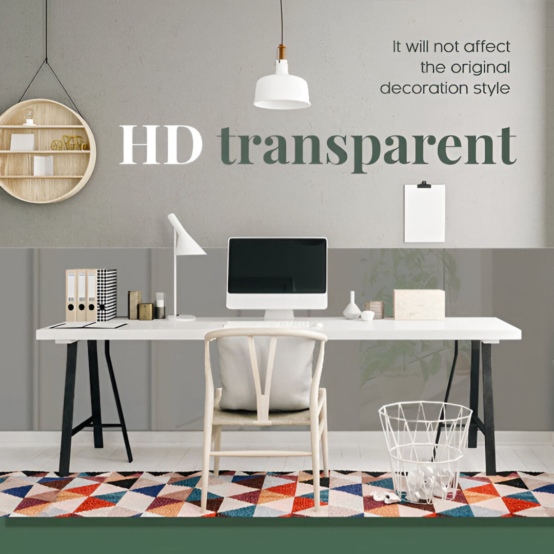 Transparent Electro-static Wall Protection Film (Pack of 2)