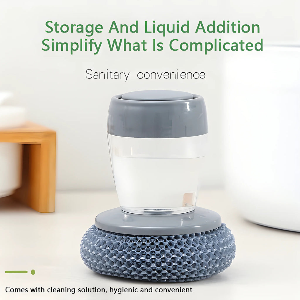 Kitchen Soap Dispensing Palm Brush (Pack of 2)